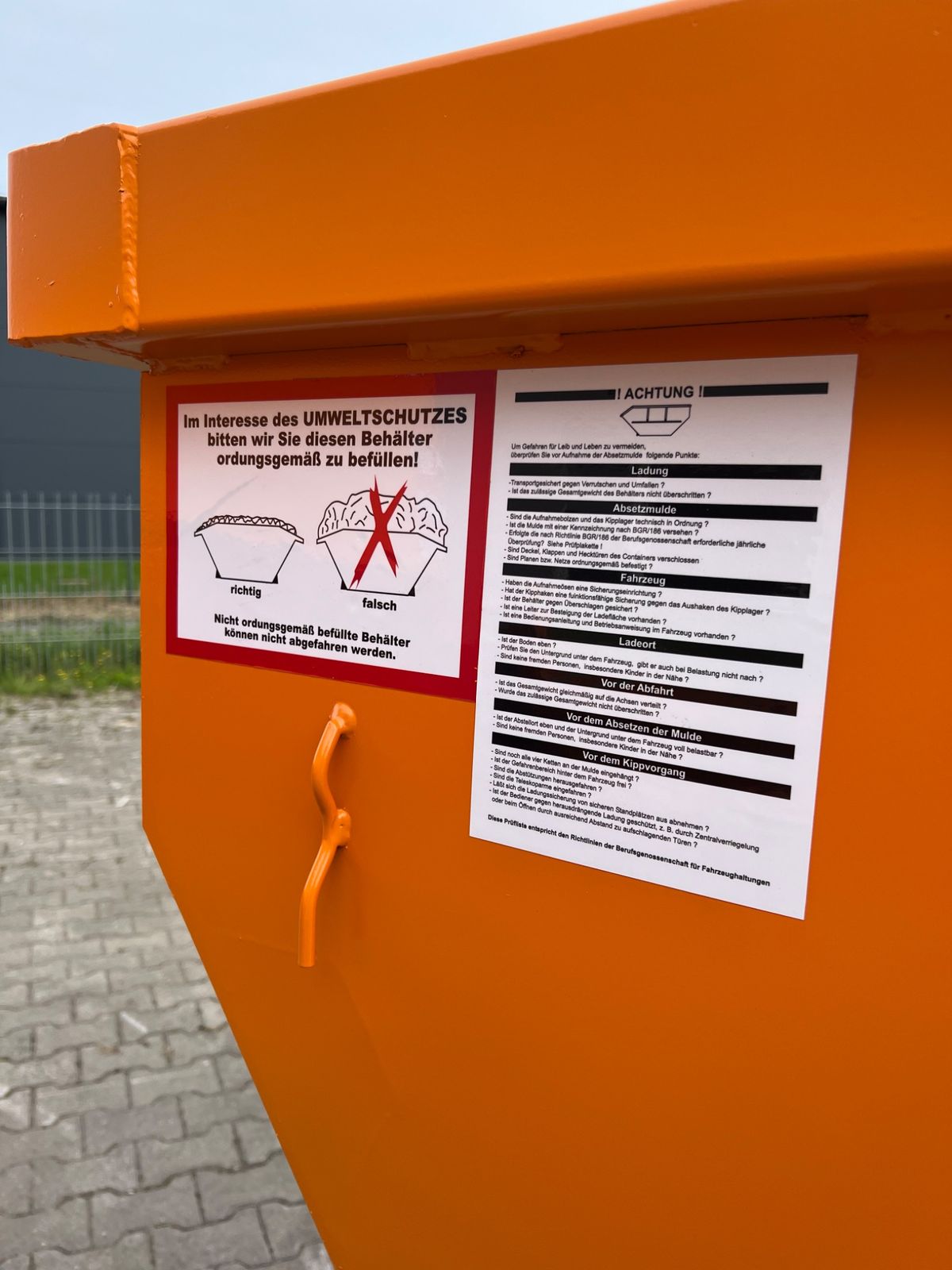 Absetzcontainer – Ansicht 5